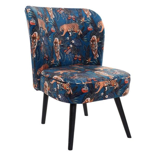 Armchair Dekodonia Green Wood Polyester (62 x 61 x 87 cm) Dekodonia