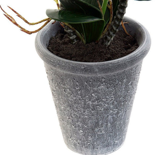 Decorative Flower Dekodonia Foam Cloth Iron Stoneware (2 pcs) Dekodonia