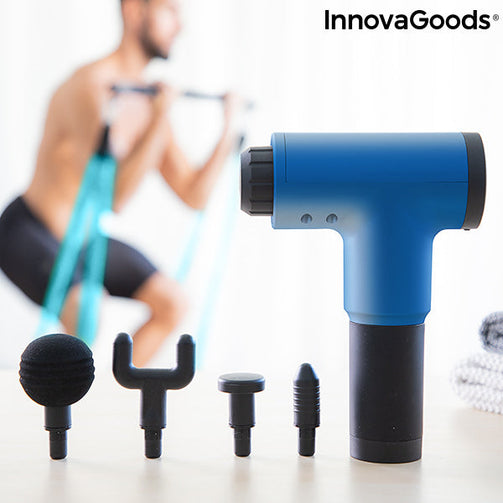 Massage Gun for Relaxation and Muscle Recovery Relaxer InnovaGoods InnovaGoods