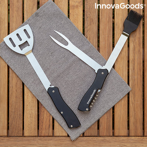 5 in 1 Barbecue Utensils Set Bbkit InnovaGoods InnovaGoods