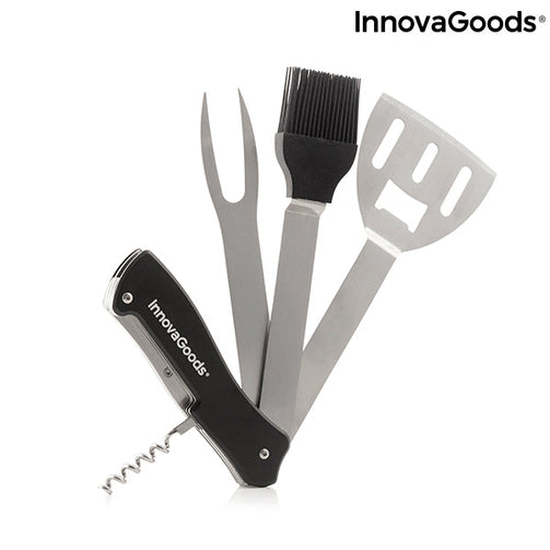 5 in 1 Barbecue Utensils Set Bbkit InnovaGoods InnovaGoods
