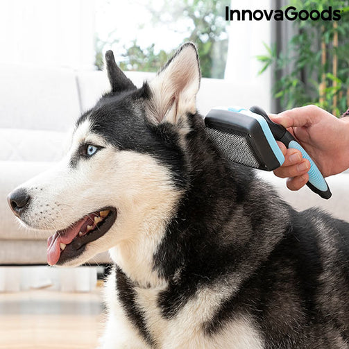 Cleaning Brush for Pets with Retractable Bristles Groombot InnovaGoods InnovaGoods