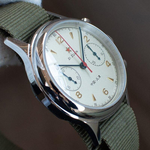 New Men Business Chronograph ST1901 Movement Watch Sapphire Acrylic Mechanical Watch 50m Waterproof Clock reloj hombre Seewest