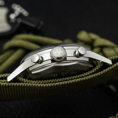 New Men Business Chronograph ST1901 Movement Watch Sapphire Acrylic Mechanical Watch 50m Waterproof Clock reloj hombre Seewest