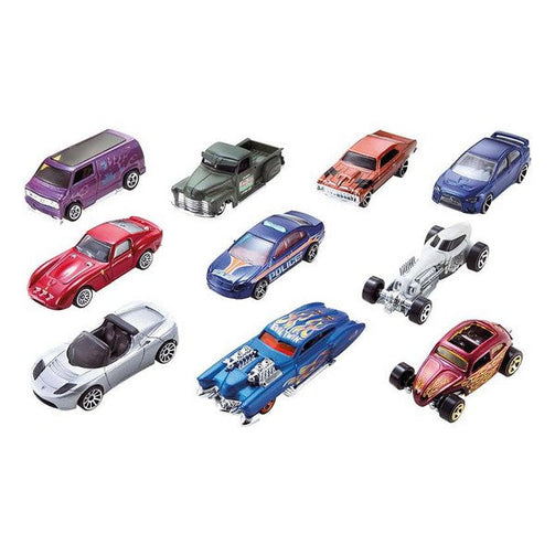 Vehicle Playset Hot Wheels Metal (10 Pcs) Hot Wheels