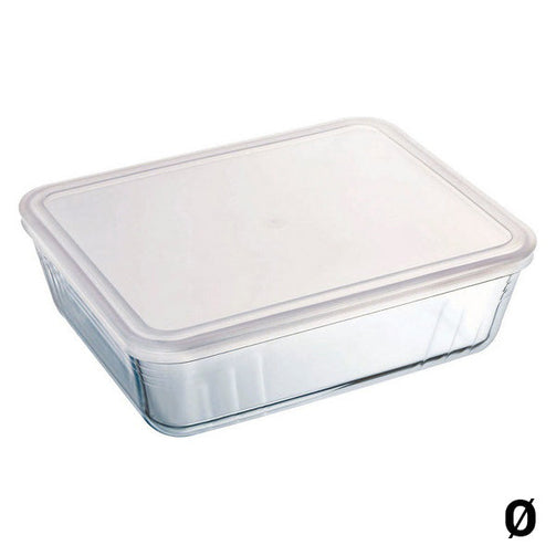 Lunch box Pyrex C&F Transparent Borosilicate Glass Pyrex