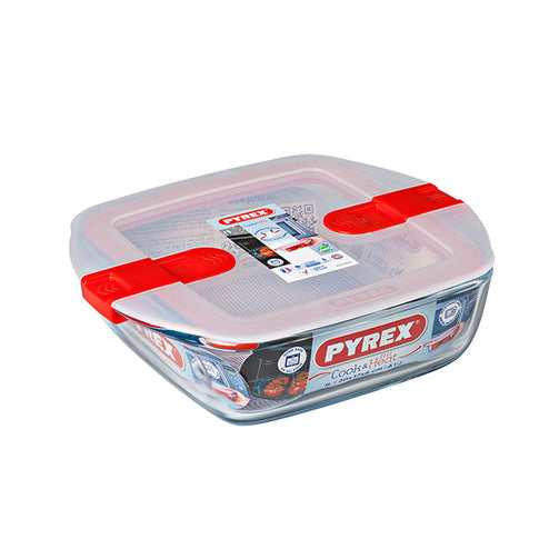 Lunch box Pyrex COOK&HEAT Transparent Glass Pyrex
