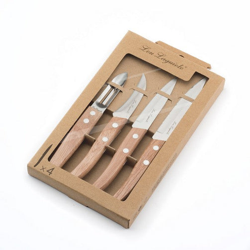 Knife Set Amefa Forest Wood (4 pcs) Amefa