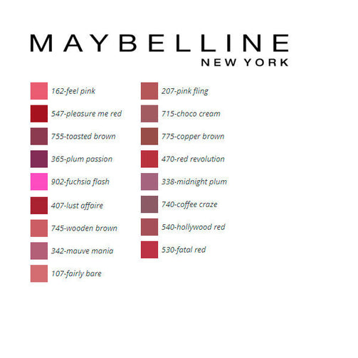 Lipstick Color Sensational Maybelline Maybelline