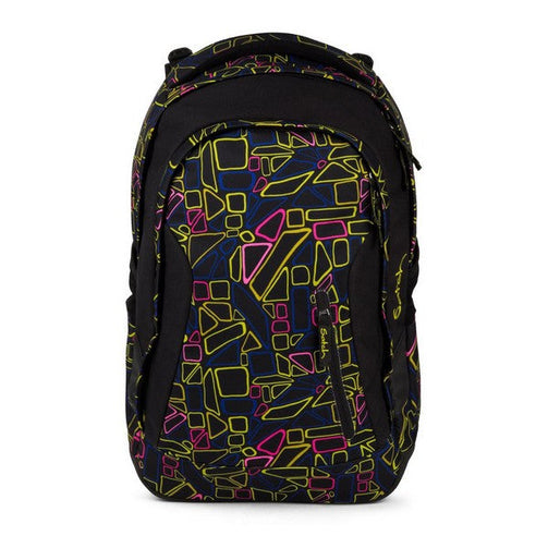 School Bag Eco Ergobag SAT-MAT-001-9K5 Black Extendable (30 X 22 x 45 cm) Ergobag