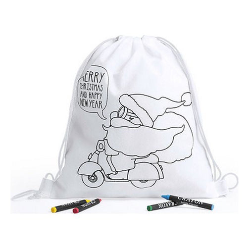 Colouring Backpack 145941 BigBuy Christmas