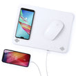 Mat with Qi Wireless Charger Bluetooth 4000 mAh 2W White 146126 BigBuy Tech