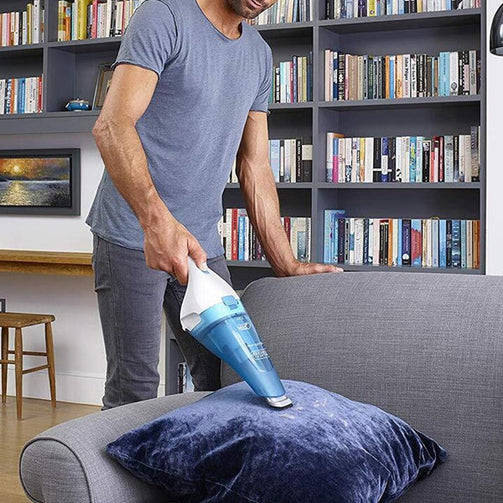 Cyclonic Hand-held Vacuum Cleaner Black & Decker WDC115WA 0,38 L 65 dB 7W White Blue Black & Decker