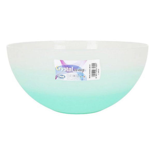 Salad Bowl Cristalway Plastic (4,5 L) (28 x13 cm) BigBuy Cooking