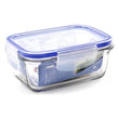 Hermetic Lunch Box Borgonovo Rectangular Transparent (14,5 x 10 x 6 cm) Borgonovo