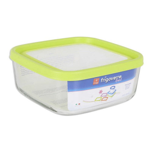 Square Lunch Box with Lid Bormioli (18 x 19 x 8 cm) Bormioli