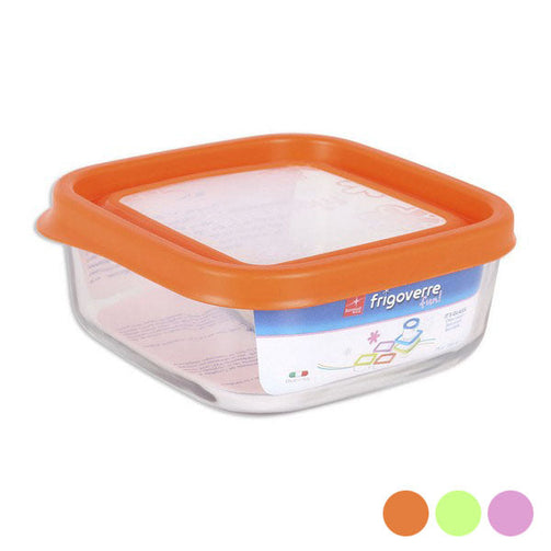 Square Lunch Box with Lid Bormioli (15 x 15 x 6,4 cm) Bormioli