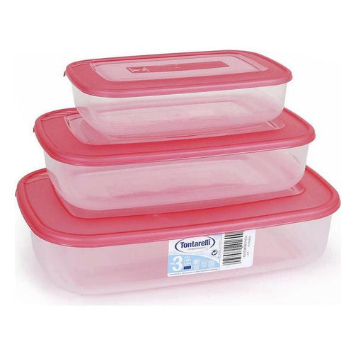 Set of 3 lunch boxes Tontarelli (1 - 2 - 3 L) Tontarelli