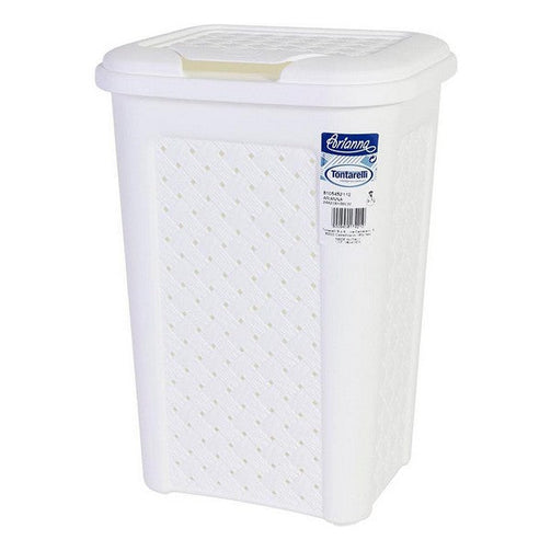 Rubbish bin Tontarelli Arianna 10 L White (24 X 20 x 35 cm) Tontarelli