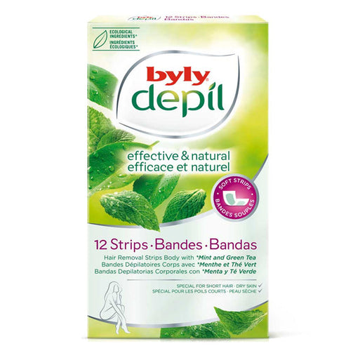 Facial Hair Removal Strips Depil Byly (12 uds) Byly