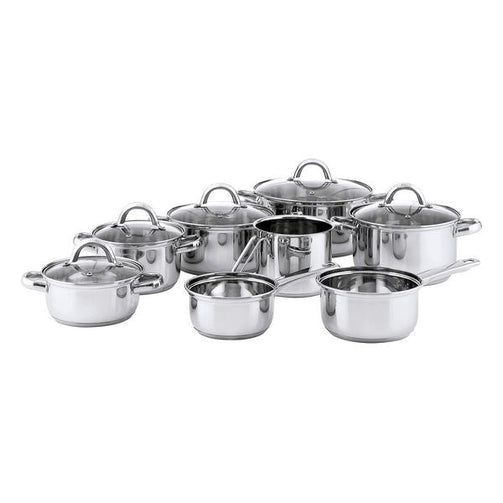 Casserole with glass lid Quid Ottawa Stainless steel Quid