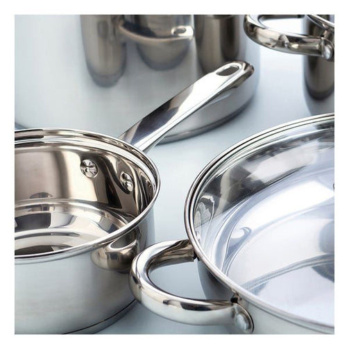 Casserole with glass lid Quid Ottawa Stainless steel Quid