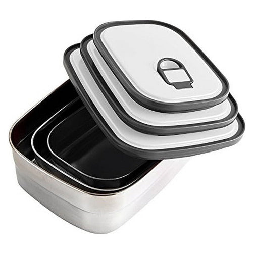 Hermetic Lunch Box Quid C&S Plastic/Stainless steel Quid