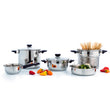 Cookware Quid Stainless steel (5 pcs) (Ø 22-24-14 cm) Quid