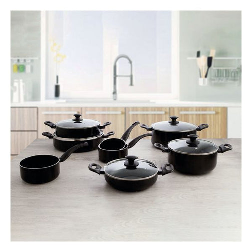 Casserole with glass lid Quid Hydra Aluminium Quid