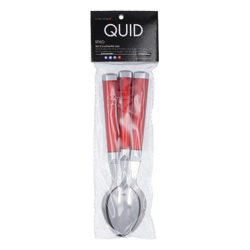 Dessert spoon Quid Stylo (3 pcs) Stainless steel Quid