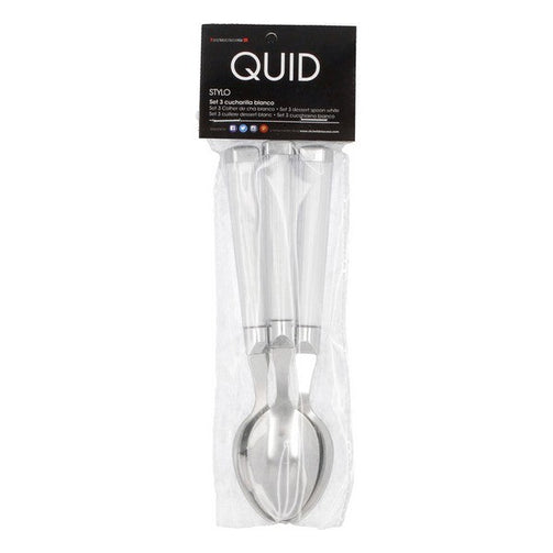 Dessert spoon Quid Stylo (3 pcs) Stainless steel Quid