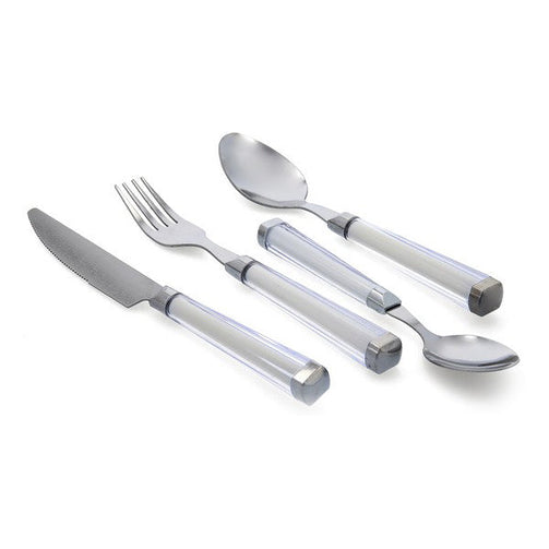 Dessert spoon Quid Stylo (3 pcs) Stainless steel Quid