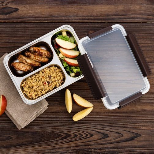 Lunch box Quid GO XTREM Stainless steel (26 x 18,5 x 7 cm) Quid