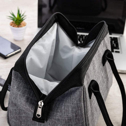 Lunch box Quid Go Metropoli Textile (24 x 18 x 19 cm) Quid