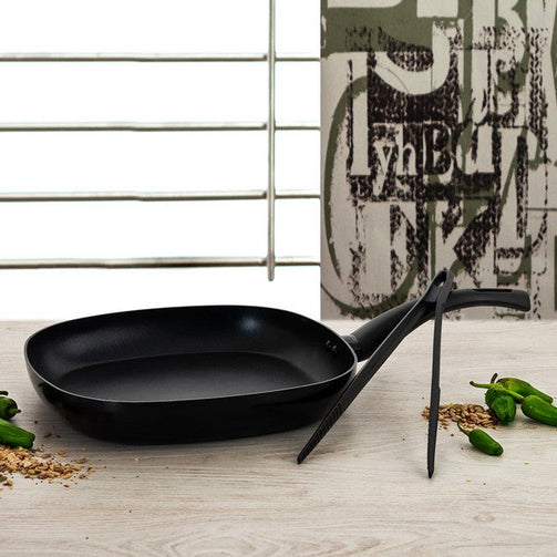Flat grill pan Quid Habitat Mixed (27 cm) (2 pcs) Quid