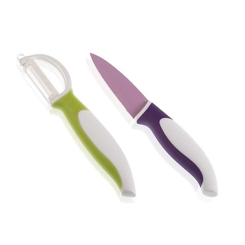 Knife Ceramic (19 cm) Peeler BigBuy Cooking