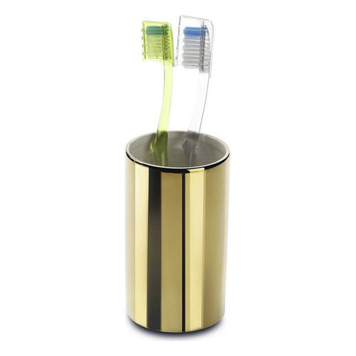 Toothbrush Holder Silver BigBuy Home