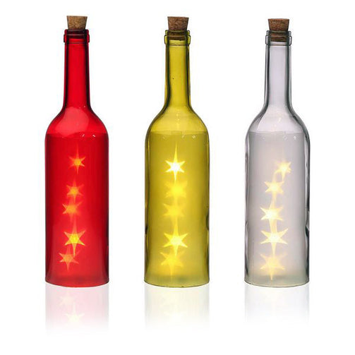 LED Bottle Cosmo Crystal BigBuy Home