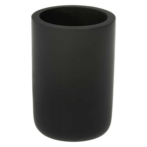 Toothbrush Holder Resin Black BigBuy Home