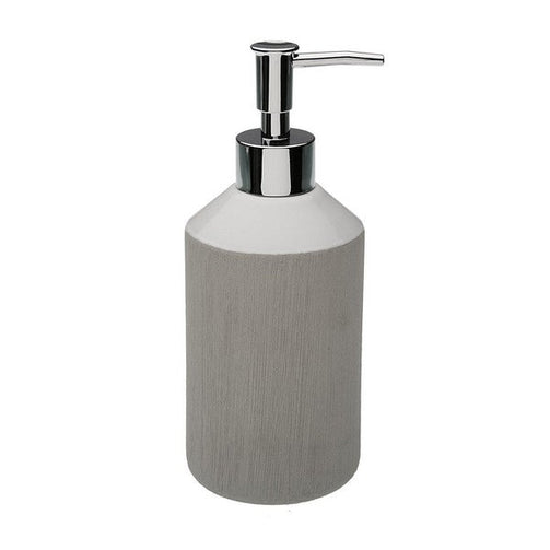 Soap Dispenser Ceramic Chrome-plated steel BigBuy Home