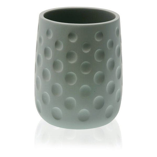 Toothbrush Holder Mint Kristen Resin Green BigBuy Home