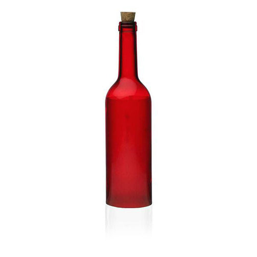 LED Bottle Cosmo Crystal Red BigBuy Home
