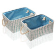 Basket set Textile (2 Pieces) (35 x 16 x 25 cm) BigBuy Home