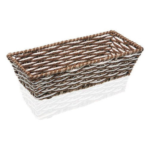 Basket Paper Plastic BigBuy Home
