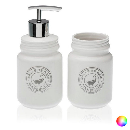 Bath Set Salle de Bain Ceramic BigBuy Home