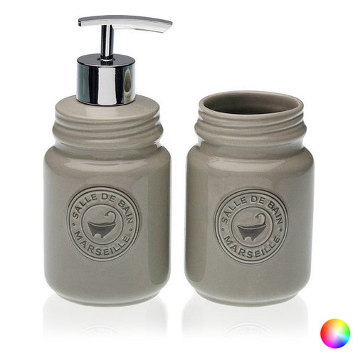 Bath Set Salle de Bain Ceramic BigBuy Home