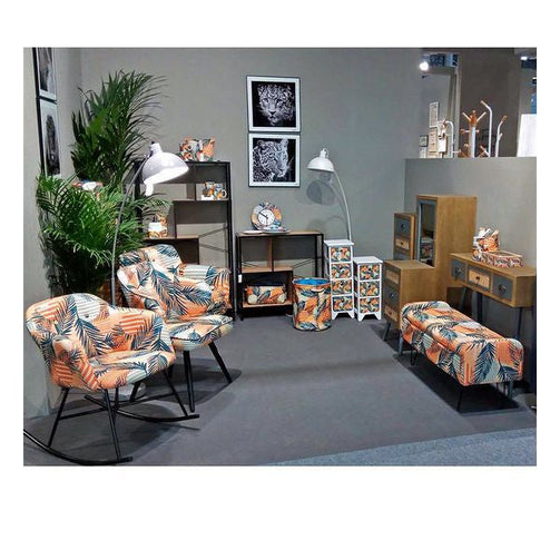 Rocking chair Saona Metal (80 X 73 x 66 cm) BigBuy Home