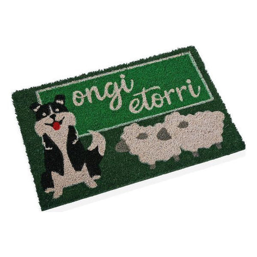 Doormat Ongi Etorri (40 x 2 x 60 cm) Dog BigBuy Home