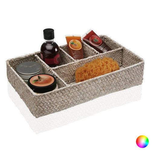 Multi-Purpose Organiser rattan Marine algae (22 x 7 x 35 cm) BigBuy Home