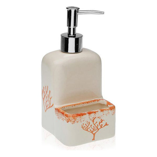 Soap Dispenser Corales Dolomite BigBuy Home